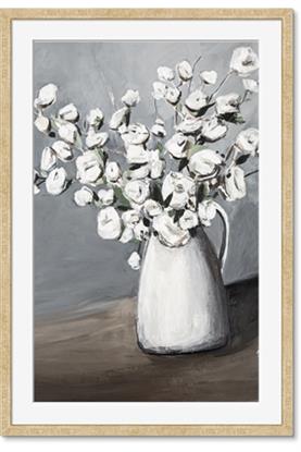 Image de White flower in vase