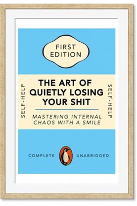 Image de The Art of Shit Losing Typography Poster
