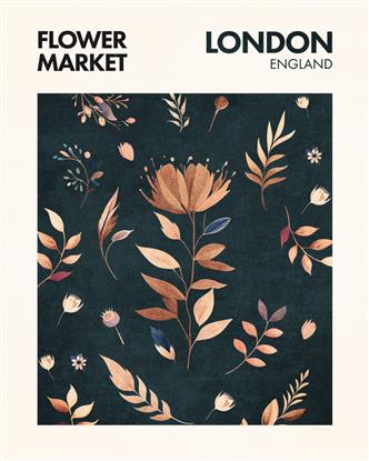 Picture of Flower Market London Poster