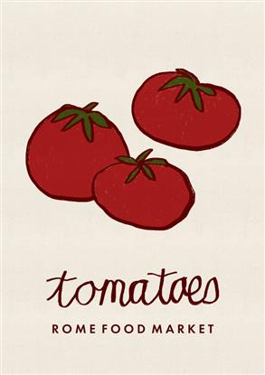 Picture of Food Art - Tomatoes Rome Food Market