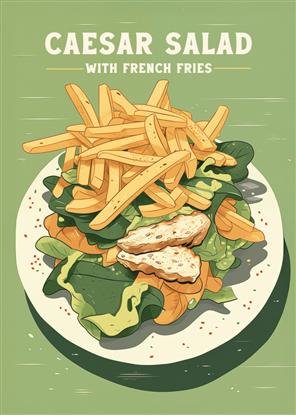 Picture of Caesar Salad Poster