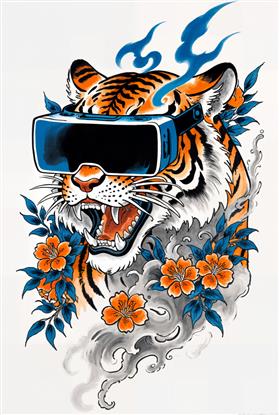Picture of virtual Reality Goggles Poster