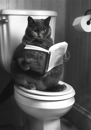 Picture of Plus Size Kitty on the Loo