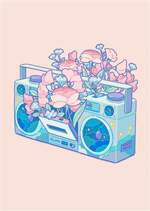 Picture of Boombox Poster