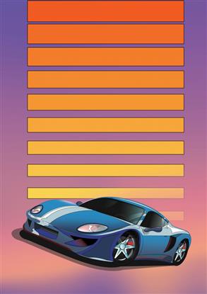 Picture of Retro Sport Car Poster