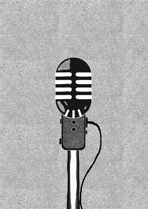 Picture of Retro Microphone Poster