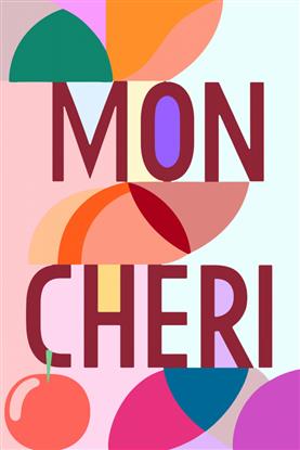 Picture of Mon Cheri Typography Poster