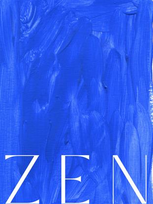 Image de Zen blue Poster