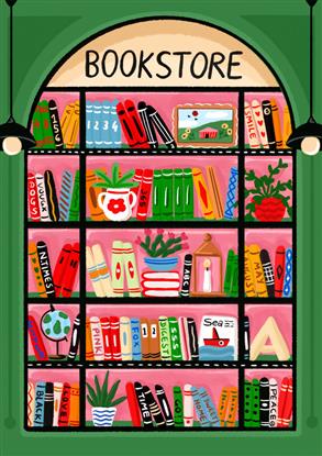 Picture of Book Store Poster
